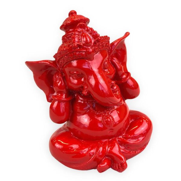 GANESHA piros 3 részes szobor szett GANESHA piros 3 részes szobor szett