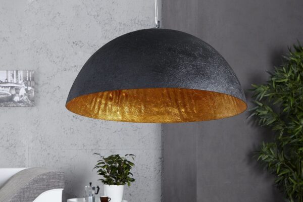 GLOW fekete és arany függőlámpa 50cm GLOW fekete és arany függőlámpa 50cm
