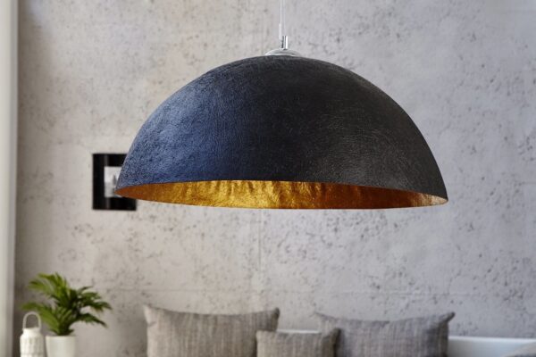 GLOW fekete és arany függőlámpa 70cm GLOW fekete és arany függőlámpa 70cm