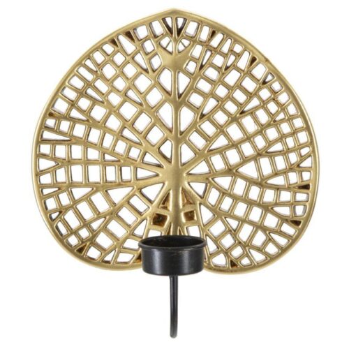 GOLDEN LOTUS arany és fekete műgyanta gyertyatartó GOLDEN LOTUS arany és fekete műgyanta gyertyatartó