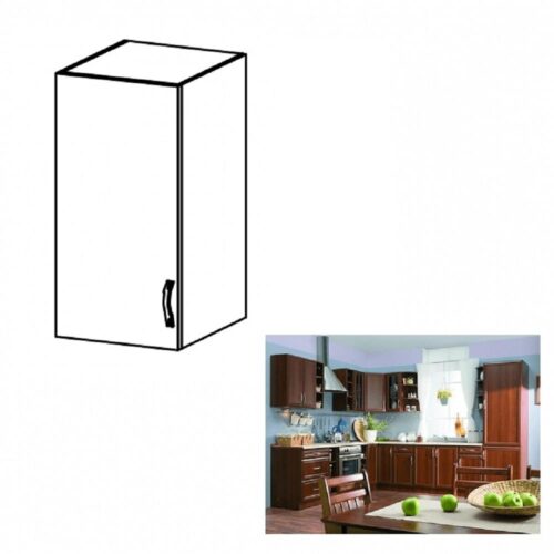 SICILIA barna mdf felső konyhaszekrény balos 30cm SICILIA barna mdf felső konyhaszekrény balos 30cm