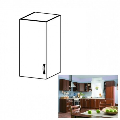 SICILIA barna mdf felső konyhaszekrény balos 40cm SICILIA barna mdf felső konyhaszekrény balos 40cm