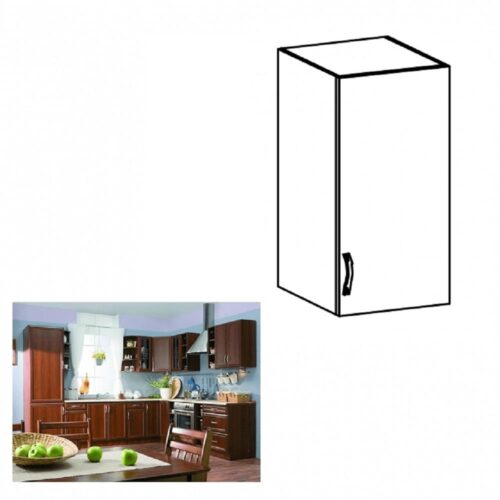 SICILIA barna mdf felső konyhaszekrény jobbos 40cm SICILIA barna mdf felső konyhaszekrény jobbos 40cm