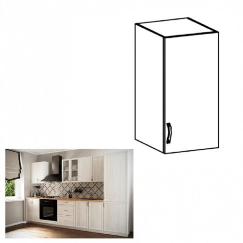 SICILIA fehér mdf felső konyhaszekrény jobbos 40cm SICILIA fehér mdf felső konyhaszekrény jobbos 40cm