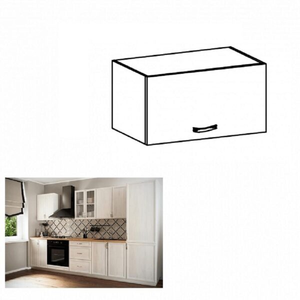 SICILIA C fehér mdf felső konyhaszekrény 60cm