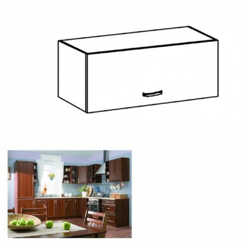 SICILIA D barna mdf felső konyhaszekrény 80cm SICILIA D barna mdf felső konyhaszekrény 80cm