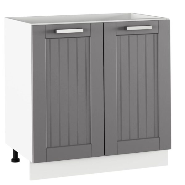 JULIA sötétszürke mdf kétajtós alsó konyhaszekrény 80cm JULIA sötétszürke mdf kétajtós alsó konyhaszekrény 80cm