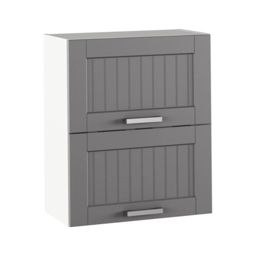 JULIA B sötétszürke mdf kétajtós felső konyhaszekrény 60cm JULIA B sötétszürke mdf kétajtós felső konyhaszekrény 60cm