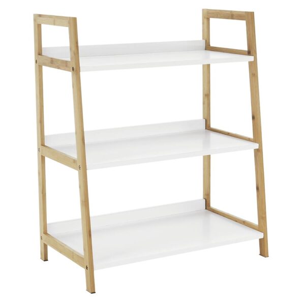 KOEN fehér mdf könyvespolc