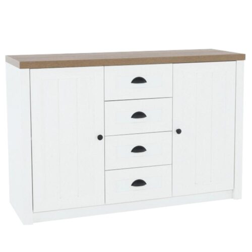 PROVANCE barna és fehér mdf komód PROVANCE barna és fehér mdf komód