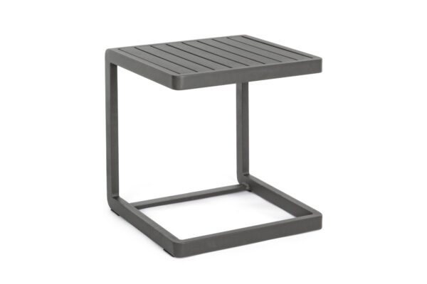 KONNOR szürkésbarna kerti lerakóasztal 40cm
