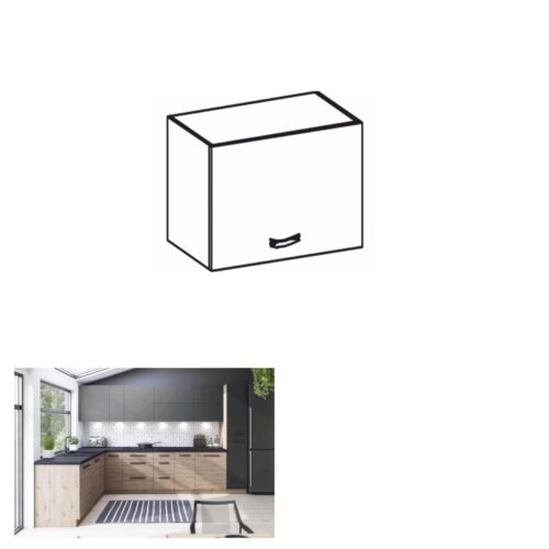 LANGEN szürke mdf felső konyhaszekrény 40cm LANGEN szürke mdf felső konyhaszekrény 40cm