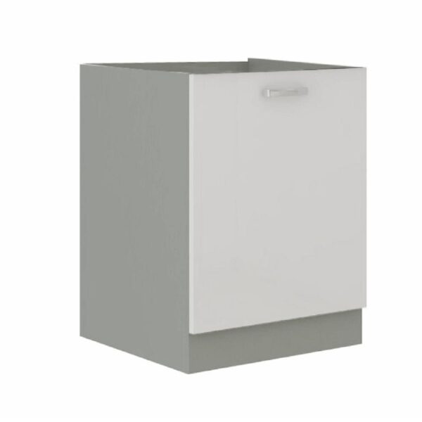 PRADO fehér mdf alsó konyhaszekrény 60cm