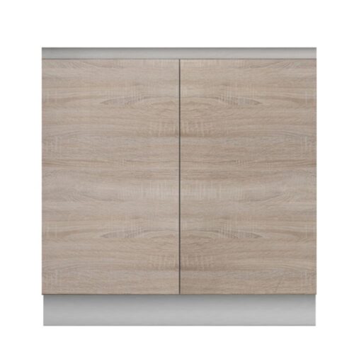 LINE barna mdf alsó konyhaszekrény 80cm