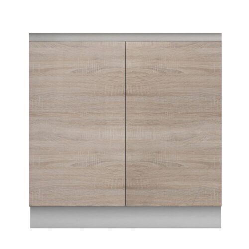 LINE II barna mdf alsó konyhaszekrény 80cm
