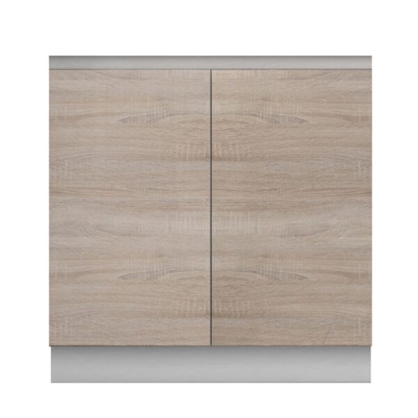 LINE II barna mdf alsó konyhaszekrény 80cm