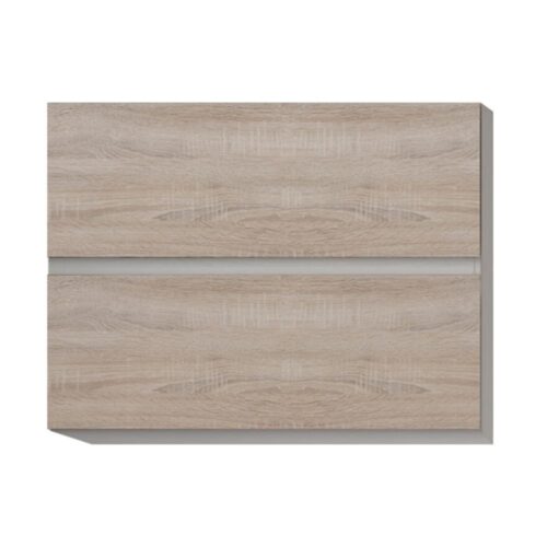 LINE E barna mdf felső konyhaszekrény 80cm