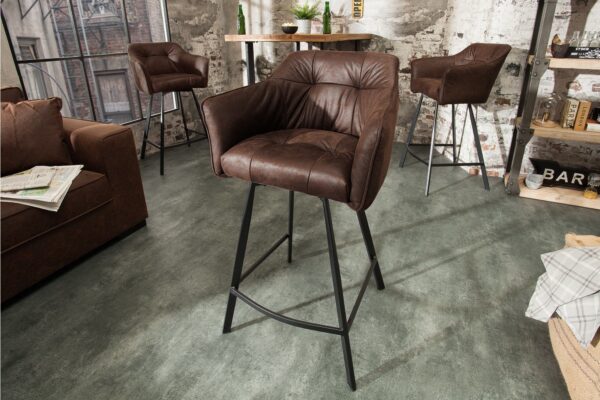LOFT barna karfás bárszék LOFT barna karfás bárszék