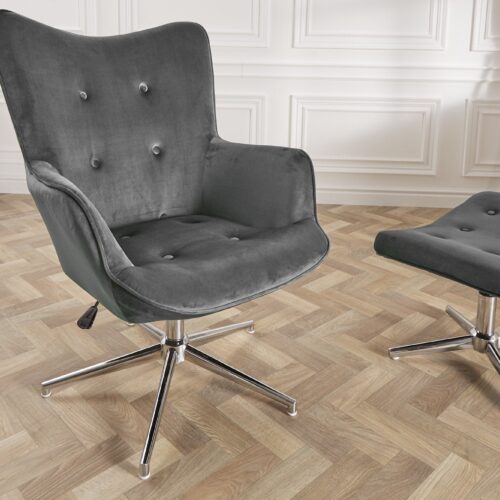 LOUNGER szürke karfás szék LOUNGER szürke karfás szék