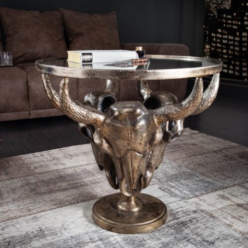 MATADOR bronz alumínium dohányzóasztal MATADOR bronz alumínium dohányzóasztal