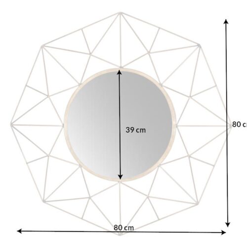 DIAMOND arany falitükör 80cm DIAMOND arany falitükör 80cm