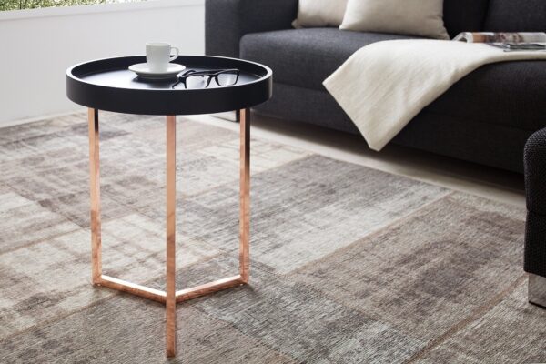 MODUL fekete réz lerakóasztal 40 cm MODUL fekete réz lerakóasztal 40 cm