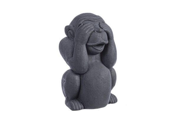 NOT SEE MONKEY szürke kerti dekoráció NOT SEE MONKEY szürke kerti dekoráció