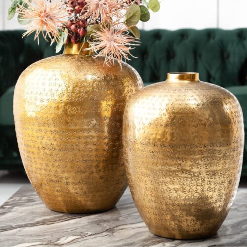 ORIENTAL arany alumínium váza ORIENTAL arany alumínium váza