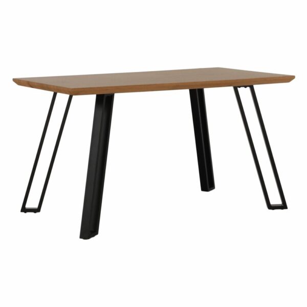 PEDAL fekete mdf étkezőasztal 140cm