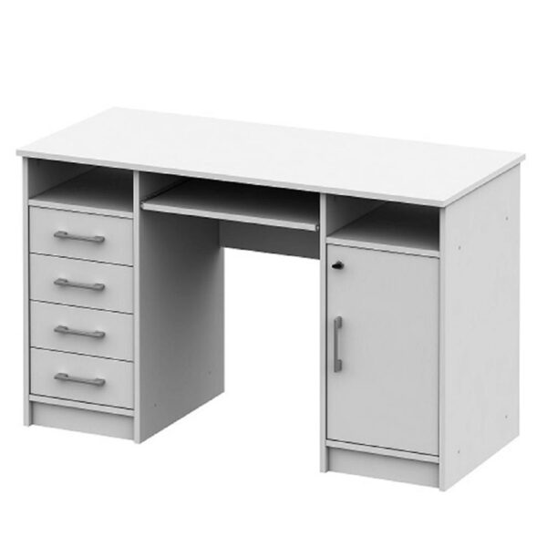 B9 fehér mdf íróasztal