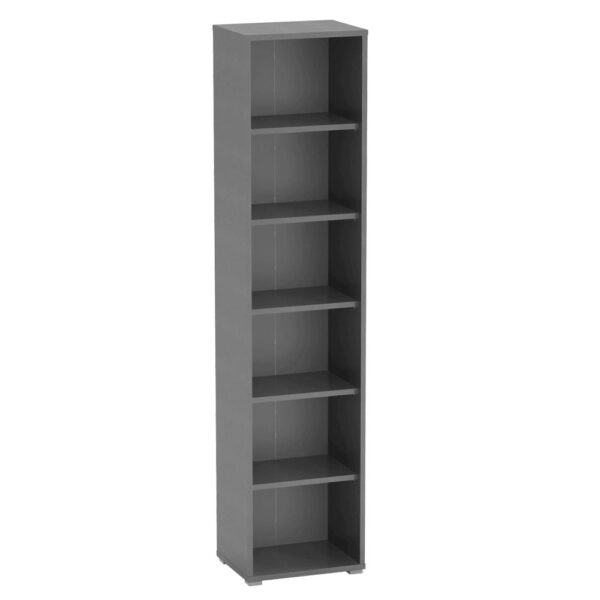 RIOMA sötétszürke mdf könyvespolc