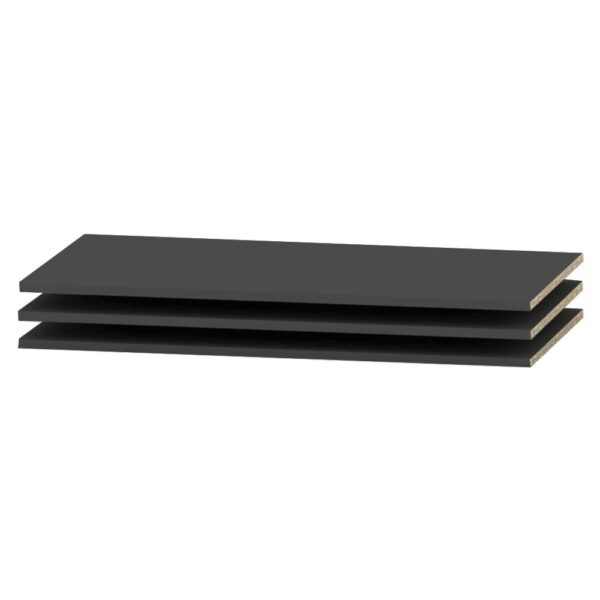 SIRAN fekete mdf polc
