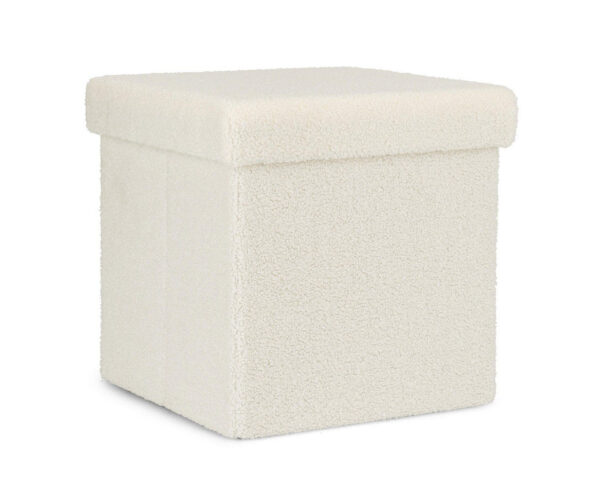 JORIS boucle fehér puff JORIS boucle fehér puff