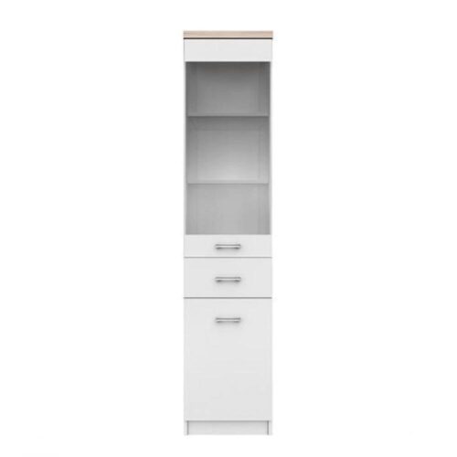 TOPTY II fehér mdf vitrin TOPTY II fehér mdf vitrin