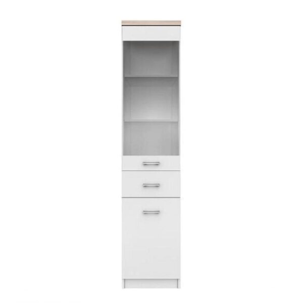 TOPTY II fehér mdf vitrin
