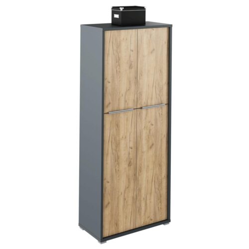 RIOMA III szürke és barna mdf szekrény RIOMA III szürke és barna mdf szekrény