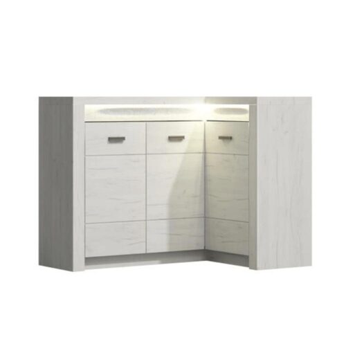 INFINITY fehér mdf sarokkomód INFINITY fehér mdf sarokkomód