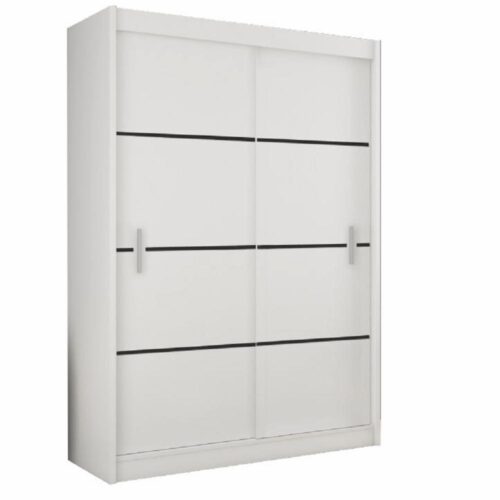 MERINA fehér mdf tolóajtós szekrény 150cm MERINA fehér mdf tolóajtós szekrény 150cm