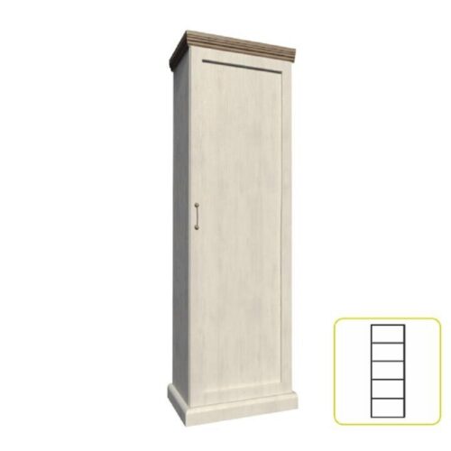 ROYAL fehér mdf szekrény ROYAL fehér mdf szekrény