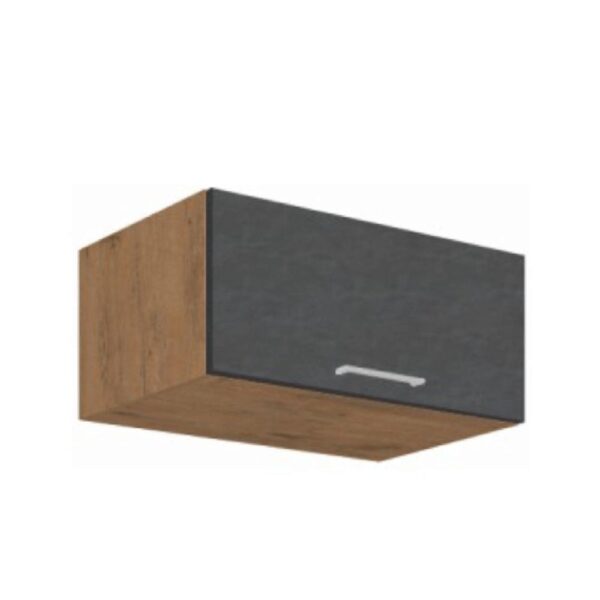 VEGA B szürke mdf felső konyhaszekrény 80cm