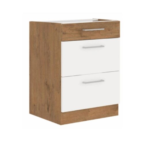 VEGA fehér mdf fiókos alsó konyhaszekrény 60cm VEGA fehér mdf fiókos alsó konyhaszekrény 60cm
