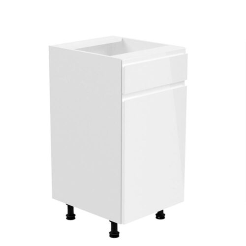 AURORA fehér mdf alsó konyhaszekrény fiókkal jobbos 40cm AURORA fehér mdf alsó konyhaszekrény fiókkal jobbos 40cm