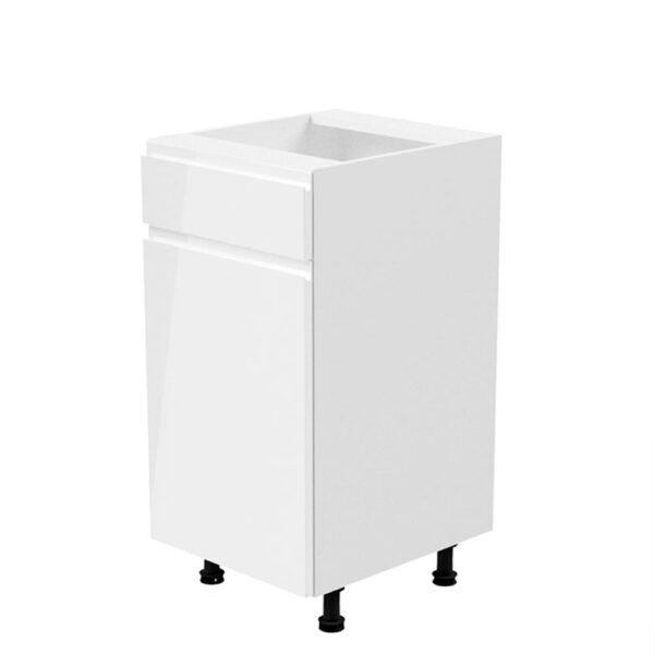 AURORA fehér mdf alsó konyhaszekrény fiókkal balos 40cm AURORA fehér mdf alsó konyhaszekrény fiókkal balos 40cm