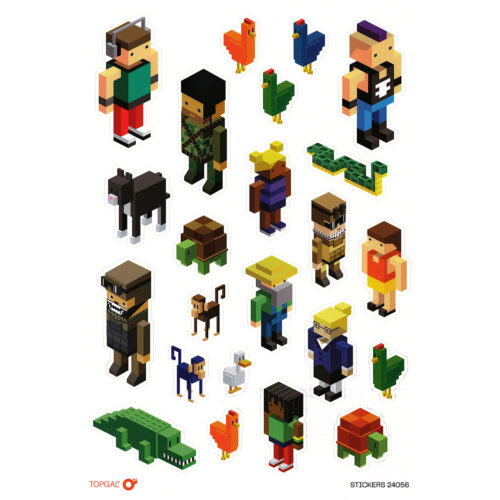 PixelArt matricák Topgal STICKERS 24056 PixelArt matricák Topgal STICKERS 24056