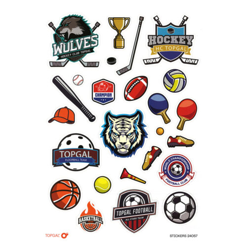 Sports matricák Topgal STICKERS 24057 Sports matricák Topgal STICKERS 24057