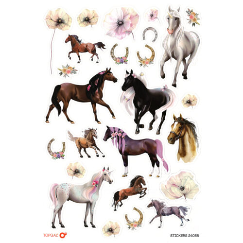 Horses matricák Topgal STICKERS 24058 Horses matricák Topgal STICKERS 24058