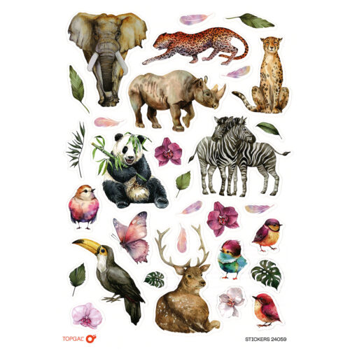 Animals matricák Topgal STICKERS 24059 Animals matricák Topgal STICKERS 24059