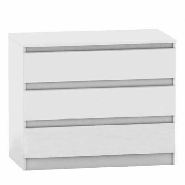 HANY 3 fiókos fehér mdf komód