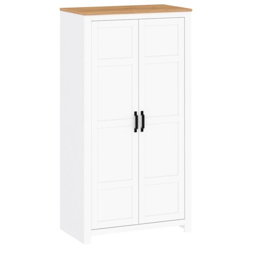 LANZETTE kétajtós fehér mdf szekrény LANZETTE kétajtós fehér mdf szekrény