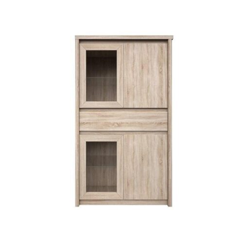 NORTY barna mdf vitrin NORTY barna mdf vitrin